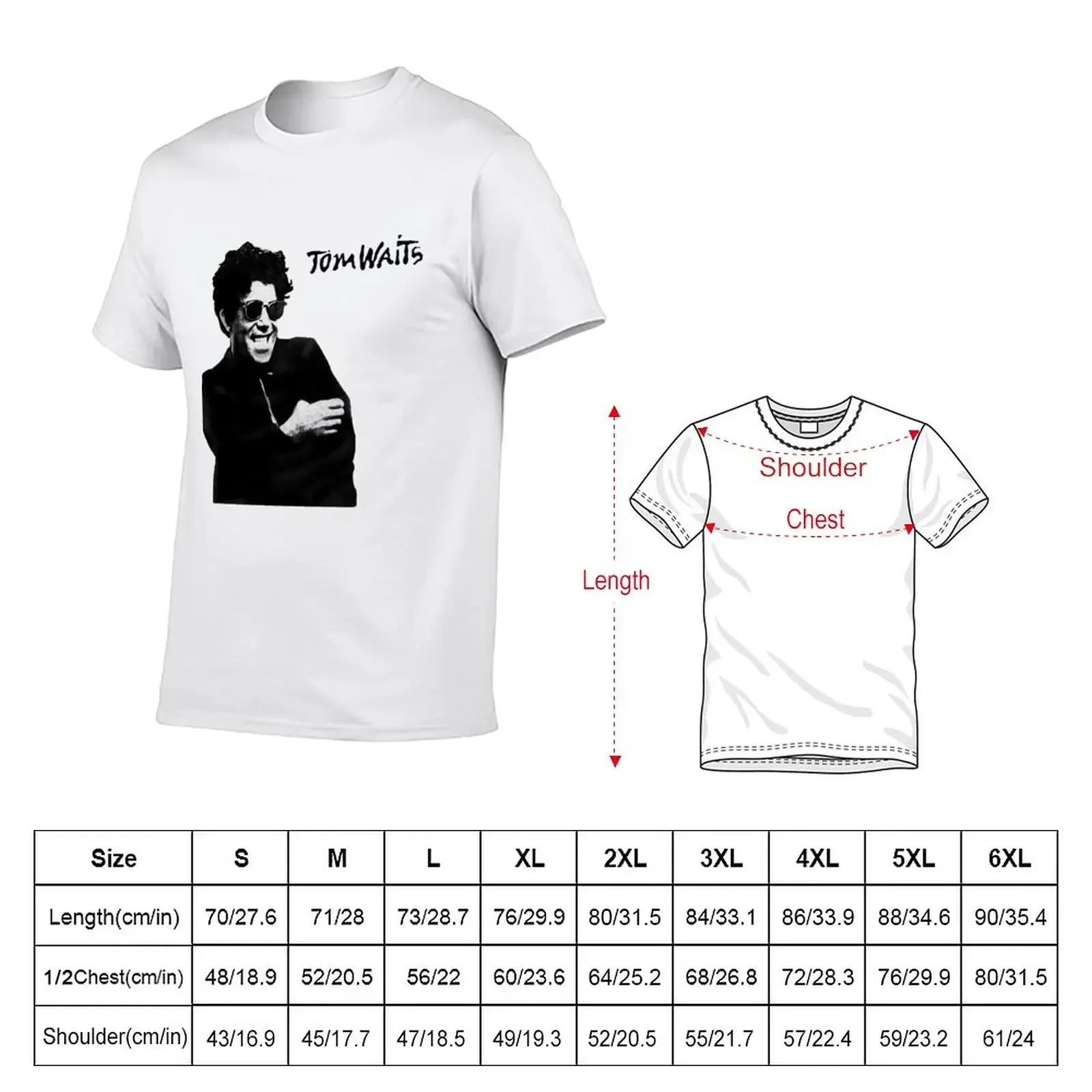 Winona Ryder's Tom Waits T-Shirt plus sizes graphics mens t shirt