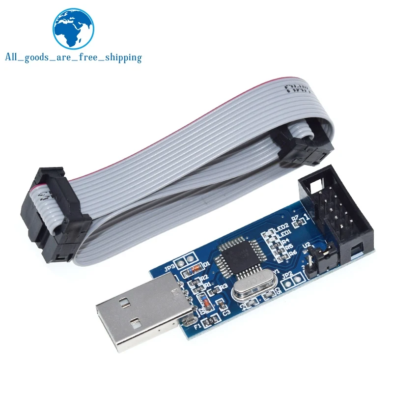 TZT Official USBASP USBISP AVR Programmer USB ISP USB ASP ATMEGA8 ATMEGA128 Support Win7 64Board image 3