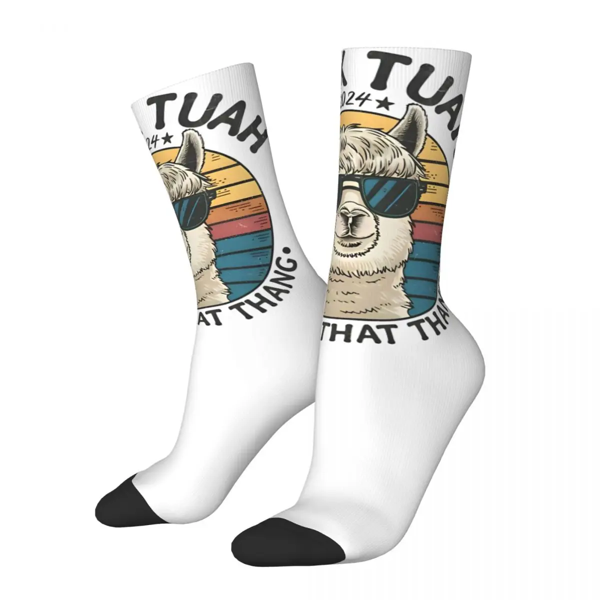 Calcetines unisex Hawk Tuah transpirables de moda 24 Spit On That Thang Calcetines pequeños regalos