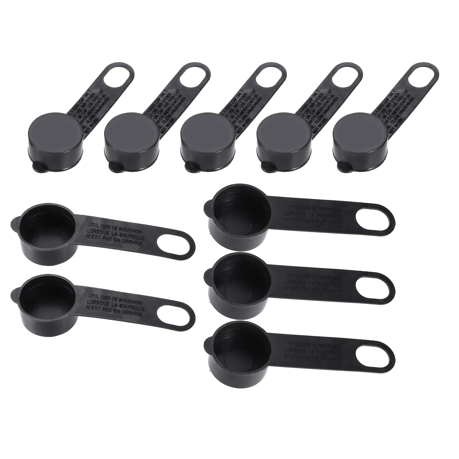 10Pcs QCC1 Propane Adapter Replacement Gauge Fitting Dust Cap Thread Protection Sleeve Cap with 1.32