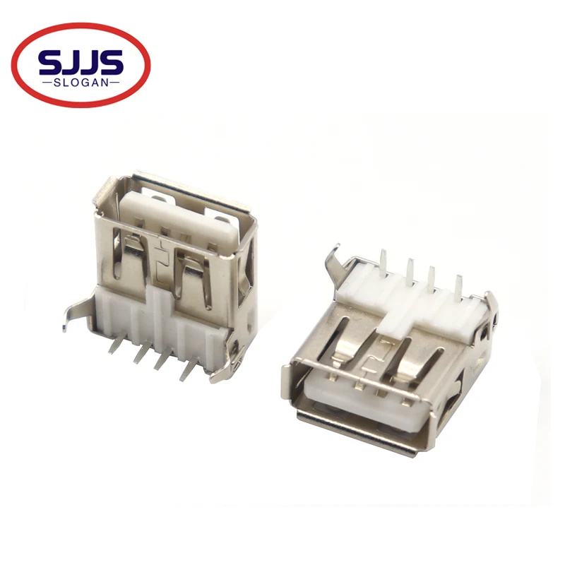 【20-5PCS】USB Typ A Standardowy Port Żeński Męski Złącze lutownicze Gniazdo PCB Typ USB-A USB-AF AF