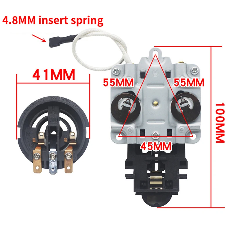 For Supor Electric Kettle Switch Thermostat Temperature Control U1867 Coupler STRIX Temperature Control Steam