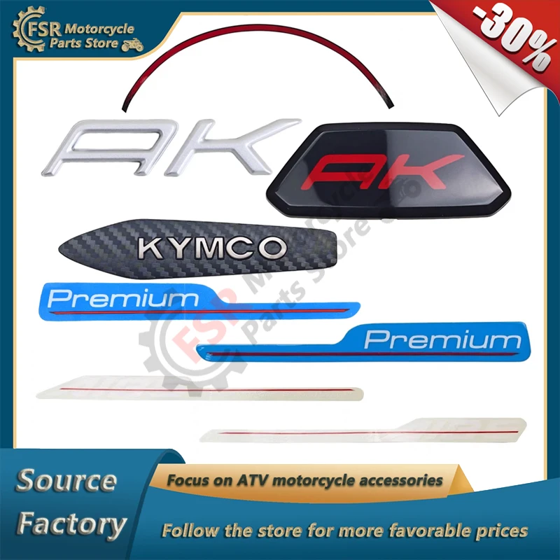 

Full car stickers,Fits Kymco AK 550 Premium 2023-2024,Sticker AIBS/PREMIUM/Steering Cover,Original Parts