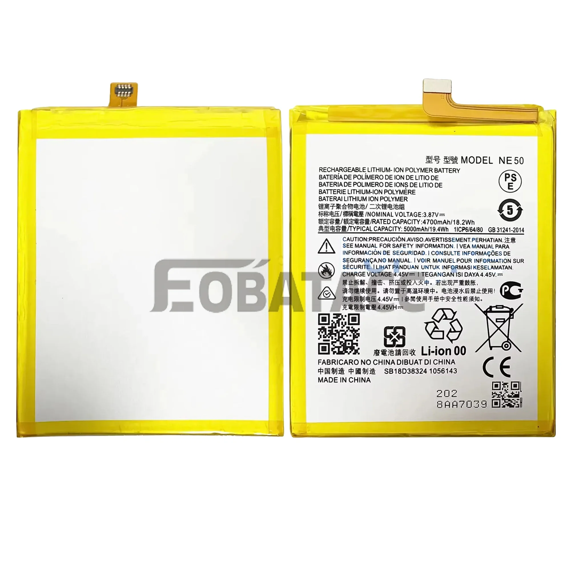 100% New Original Battery NE50  For Motorola  Moto G52/XT2221/Moto G82 5G/Moto G72 Battery + Free Tools