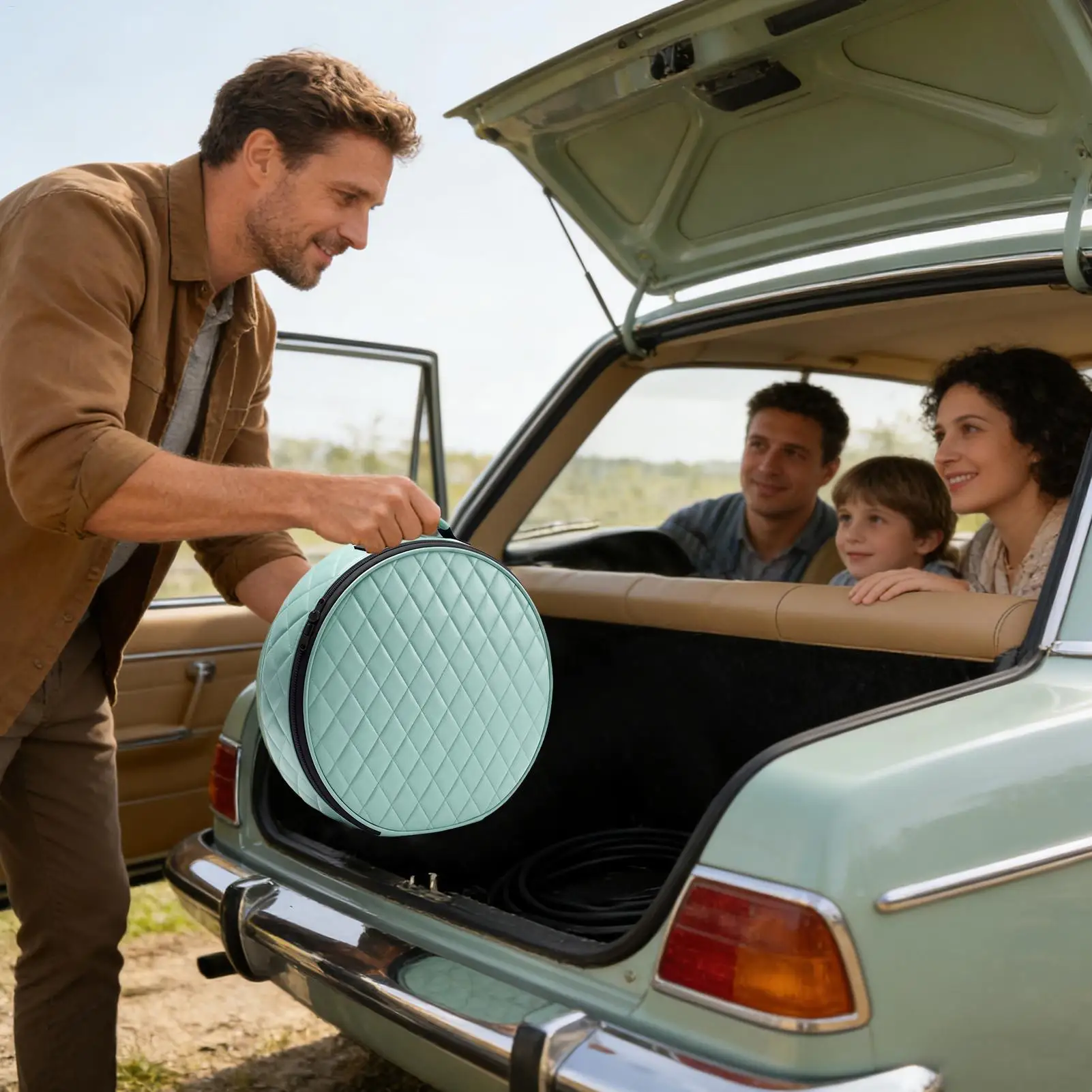 

Сумка-органайзер для зарядного кабеля электромобиля: чехол для хранения кабеля в багажнике автомобиля, для гаража, поездок, кемпинга и приключений