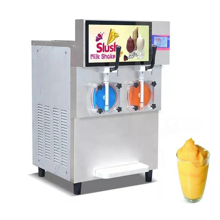 Commercial Frozen Ice Slurry Machine Slush Ice Cream Machine Wholesale Frozen Drink Slush Machine Thailand