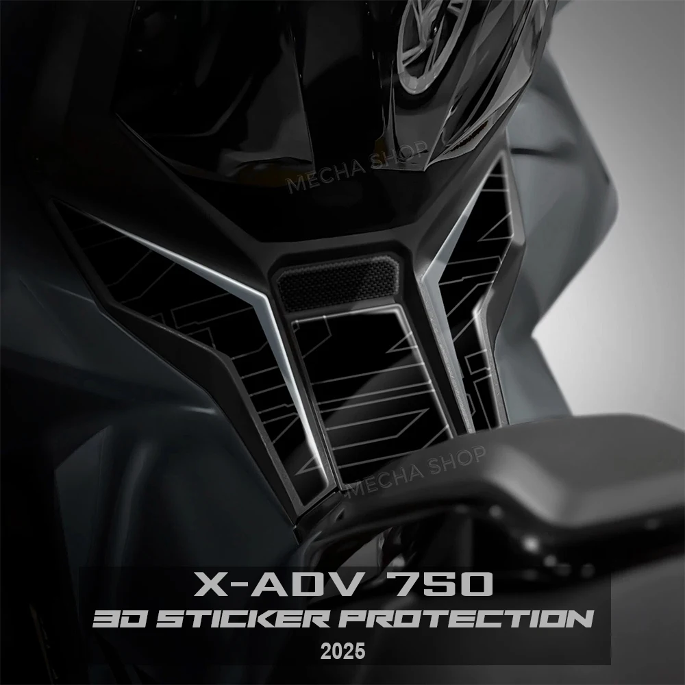 3D Center Area Protection Sticker Epoxy Decals For X-ADV 750 2025 2024-