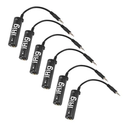 6PCS IRIG Guitar Link O Interface Cable Rig Adapter Converter System for Phone / for IPad New Wholesale Sale