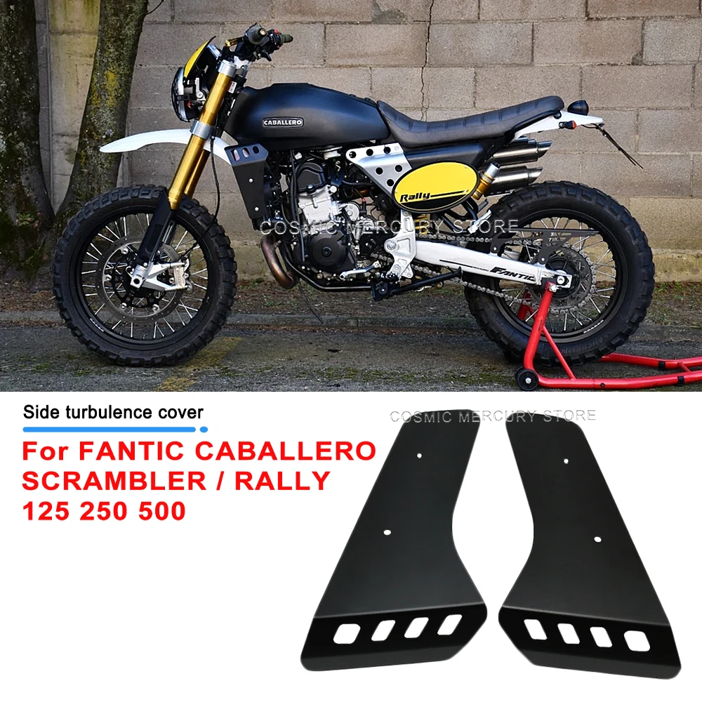 

For FANTIC CABALLERO SCRAMBLER / RALLY 125 250 500 Motorcycle Naked Front Spoiler Winglet Aerodynamic Wing Kit Spoiler Model