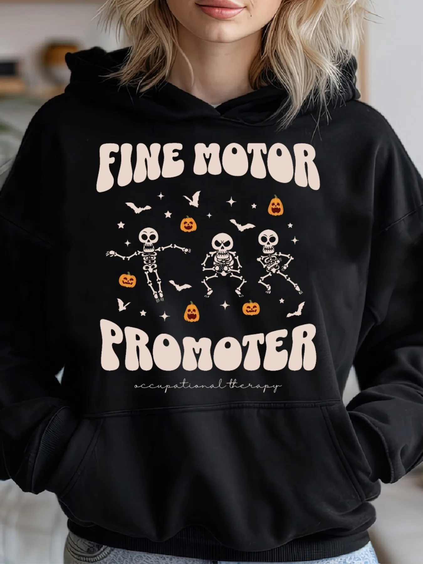 

Halloween Graphic Printing Autumn and Winter Cotton Hoodie for Men and Women Outdoor Street Sports Training Brand Trend