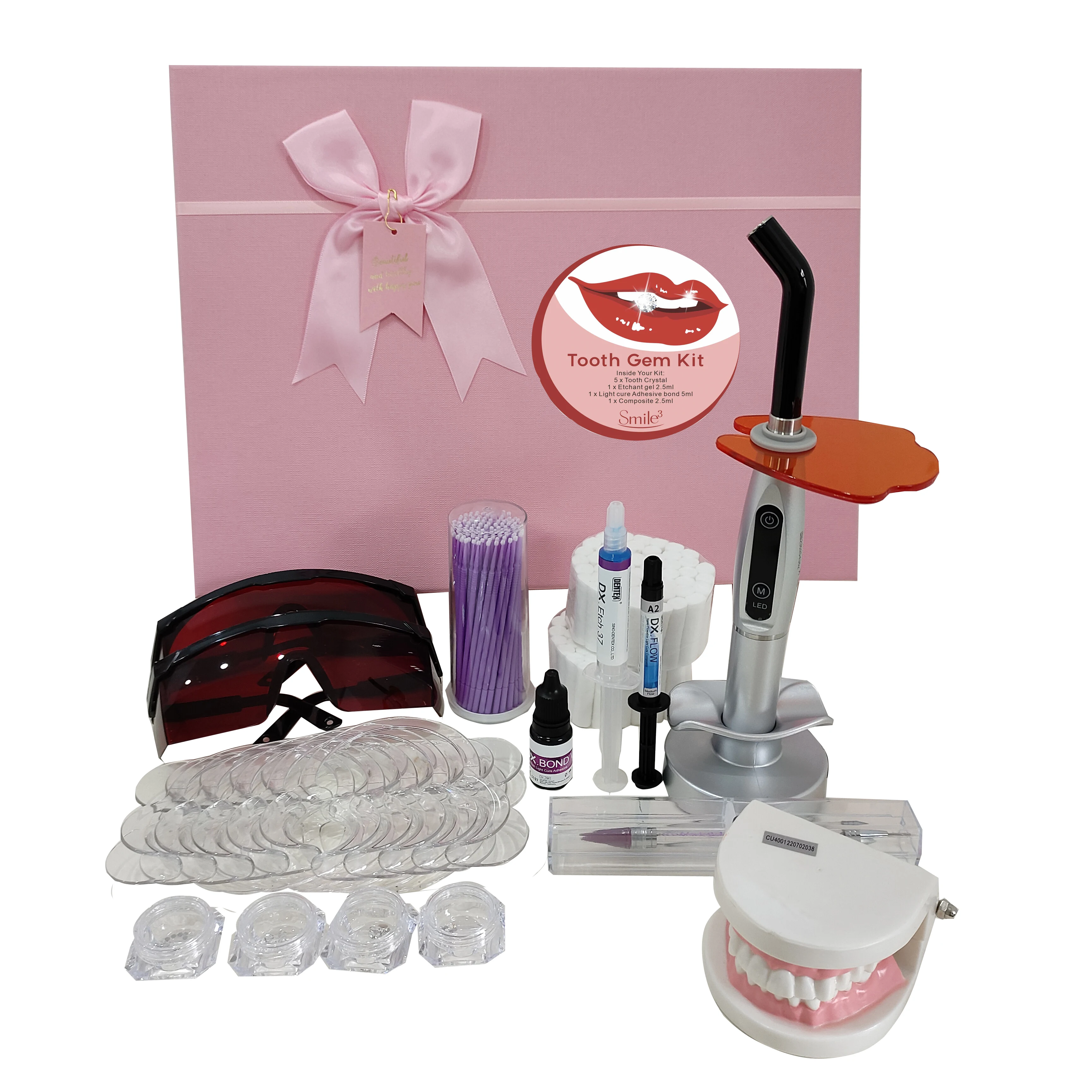 Diamond Tooth Gem Kit - Starter Supply Jewelry Set Low MOQ Full of Bling for Fashion Enthusiasts