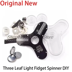 DIY Fidget Top Kit Fingertip Gyros with LED Light DIY Soldering Project Practice Solder Assembly DIY Electronic Kit
