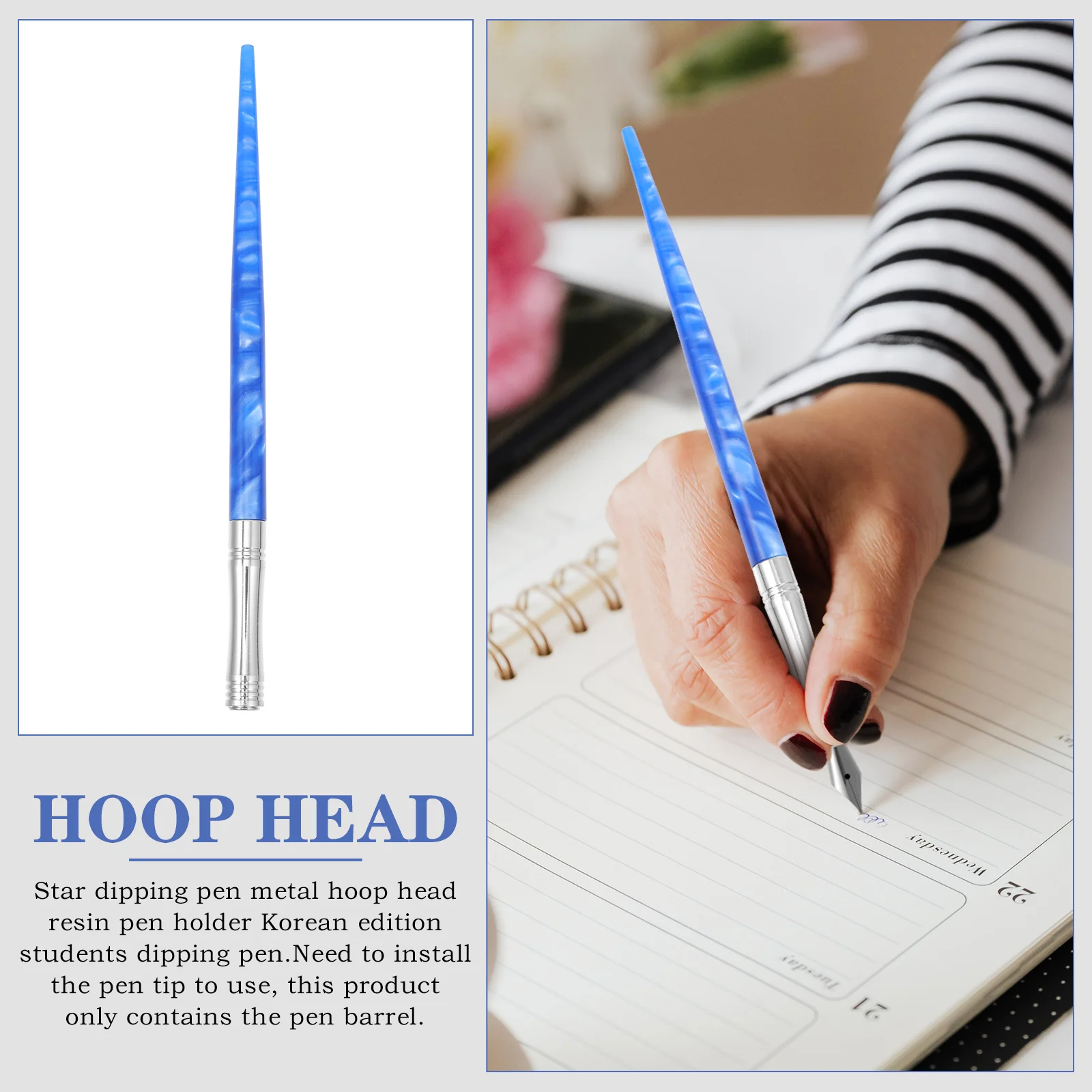 

Dip Pen Nib Holder Resin Ergonomic Design Calligraphy Writing Accessories Art Supplies Stationery Gift