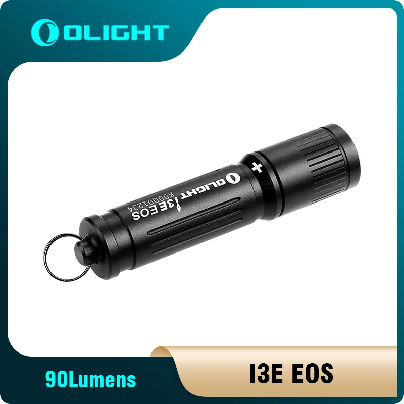 Olight i3E EOS LED 90 Lumens PMMA TIR Lens AAA EDC Flashlight Compact Keychain Pocket Nocturnal Sentinel Flashlights