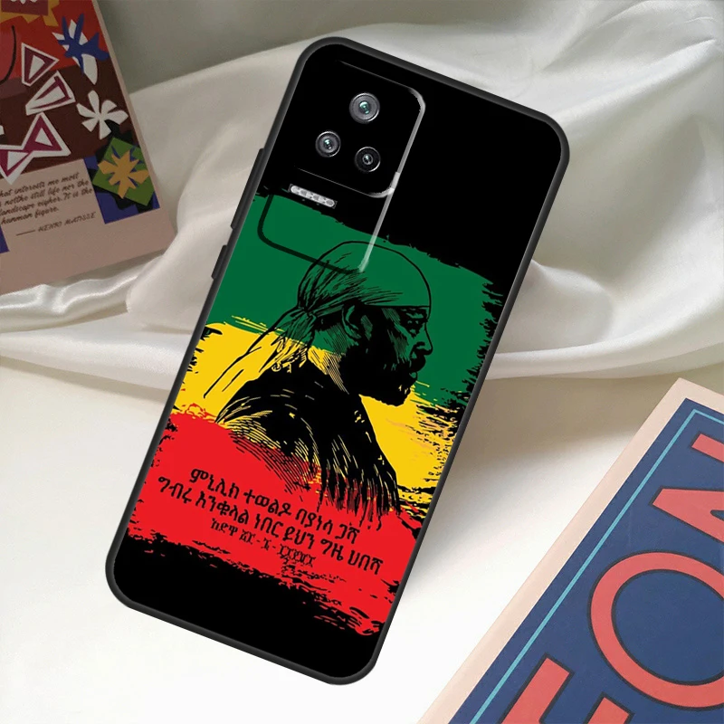 Emperor Menelik II of Ethiopia Case For Xiaomi 14 13 Ultra 12 Lite 11T 12T 13T Pro POCO M6 X3 X5 X6 Pro F3 F5 M5s Cover