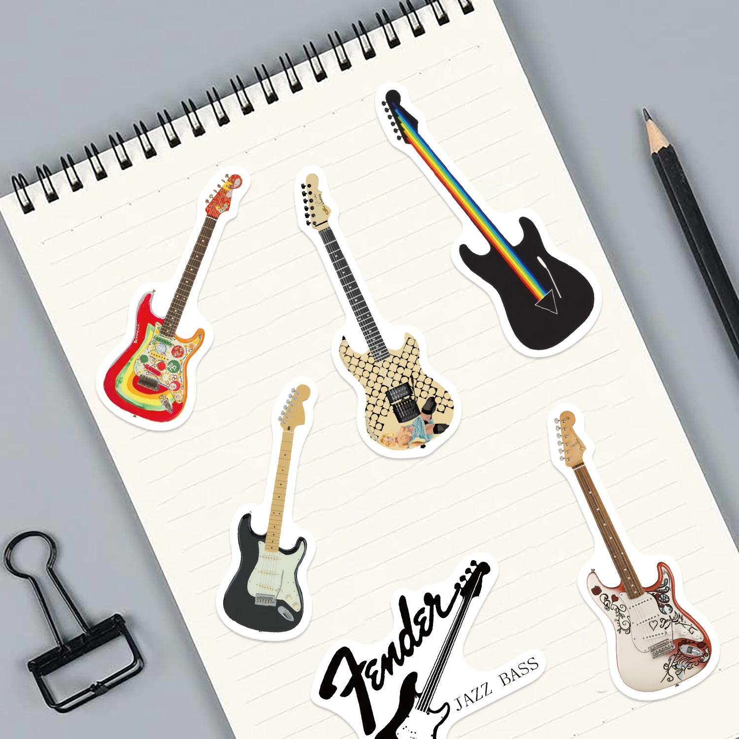 50 adesivi per chitarra, diari, laptop, bagagli, skateboard, adesivi per cartoni animati, decorazioni regalo divertenti e classiche