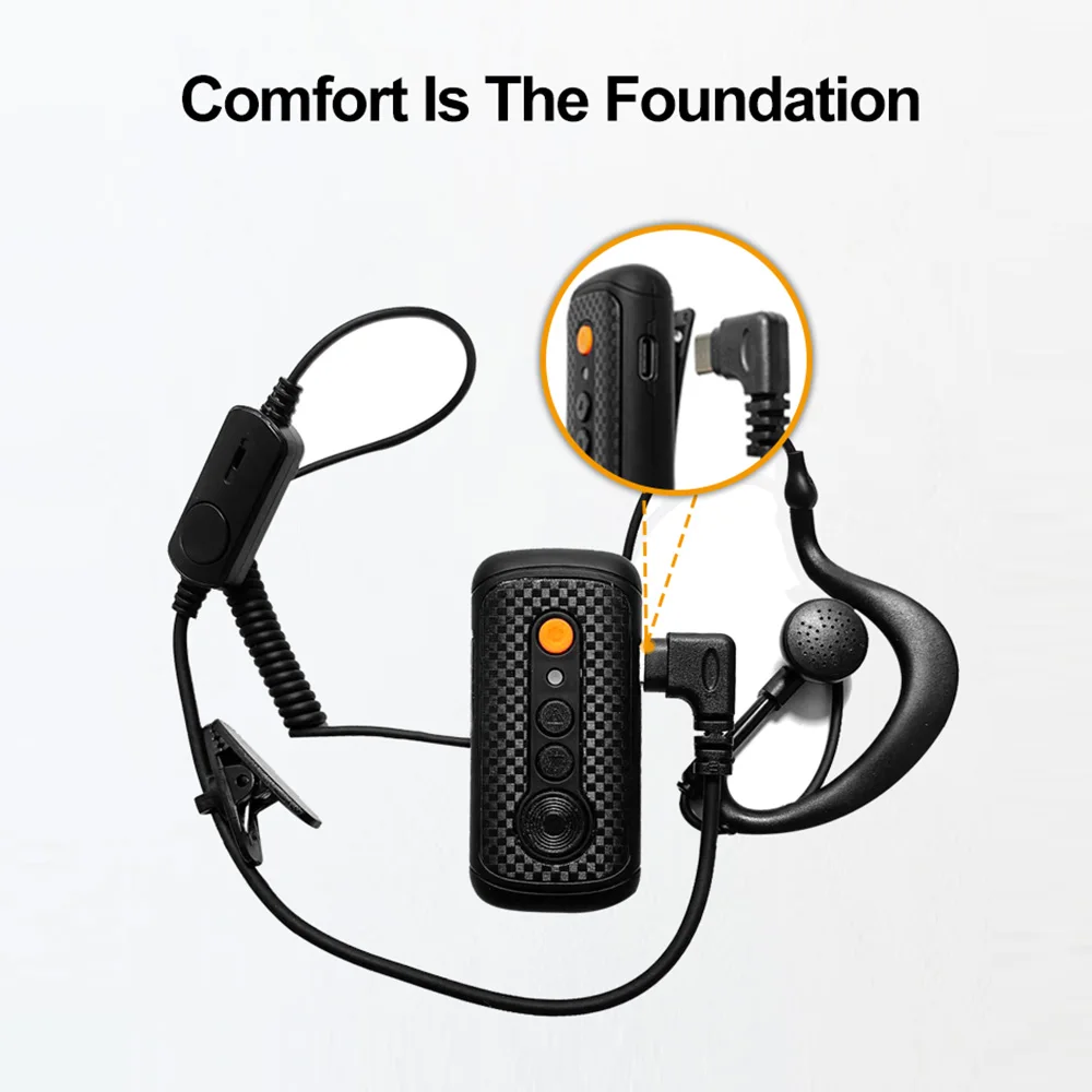 Anysecu 4G LTE POC Walkie Talkie Global Unlocked Mini Handset, RTOS Smart Radio, Portable 2-Way Intercom for Team & Travel
