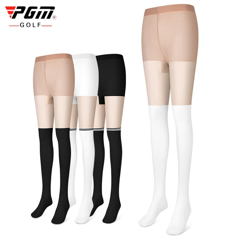 

Pgm Anti-UV Stockings Women Golf Stockings Breathable Patchwork Legs Anti-Sweat Summer Spring Thin Pantyhose Sun-Protection