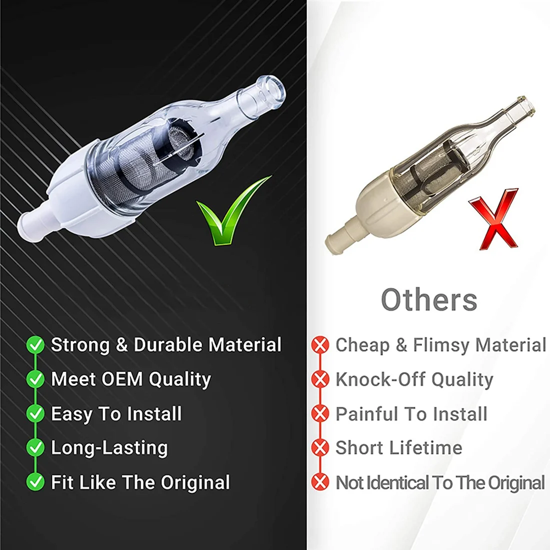 ACKOR 48-080 Zodiac Polaris 풀 클리너 모델 280,380,480 PRO,Vac-Sweep 380,280 TankTrax용 인라인 필터 스크린 어셈블리