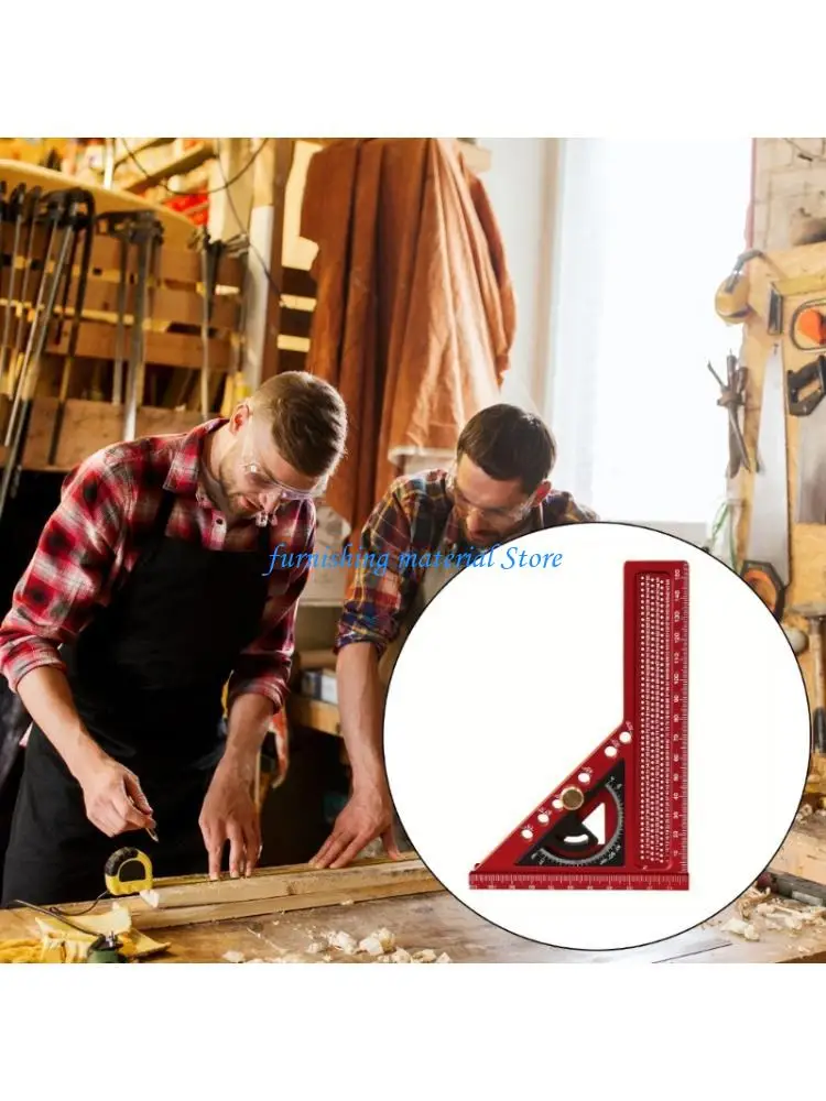 

Y5GD Anodized Aluminum MultiAngle Measuring Ruler Integrated With Straight Edges