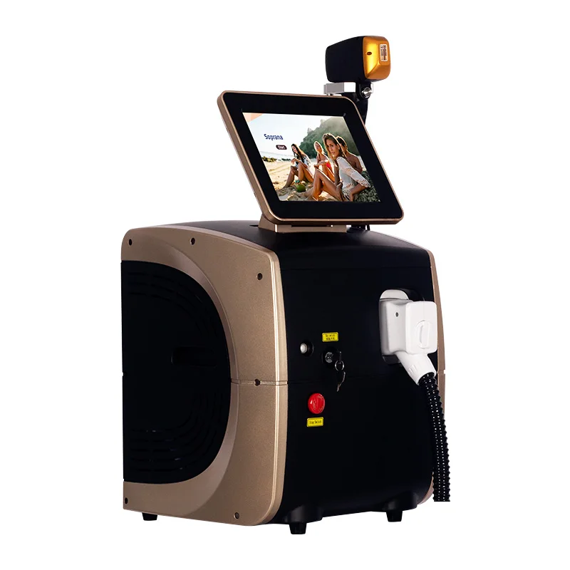 Drievoudige golflengte 808 Nm Huidverjonging Ijs Platina Depilacion 5 Golven 755 1064 808nm Diode Laser Ontharing Machine