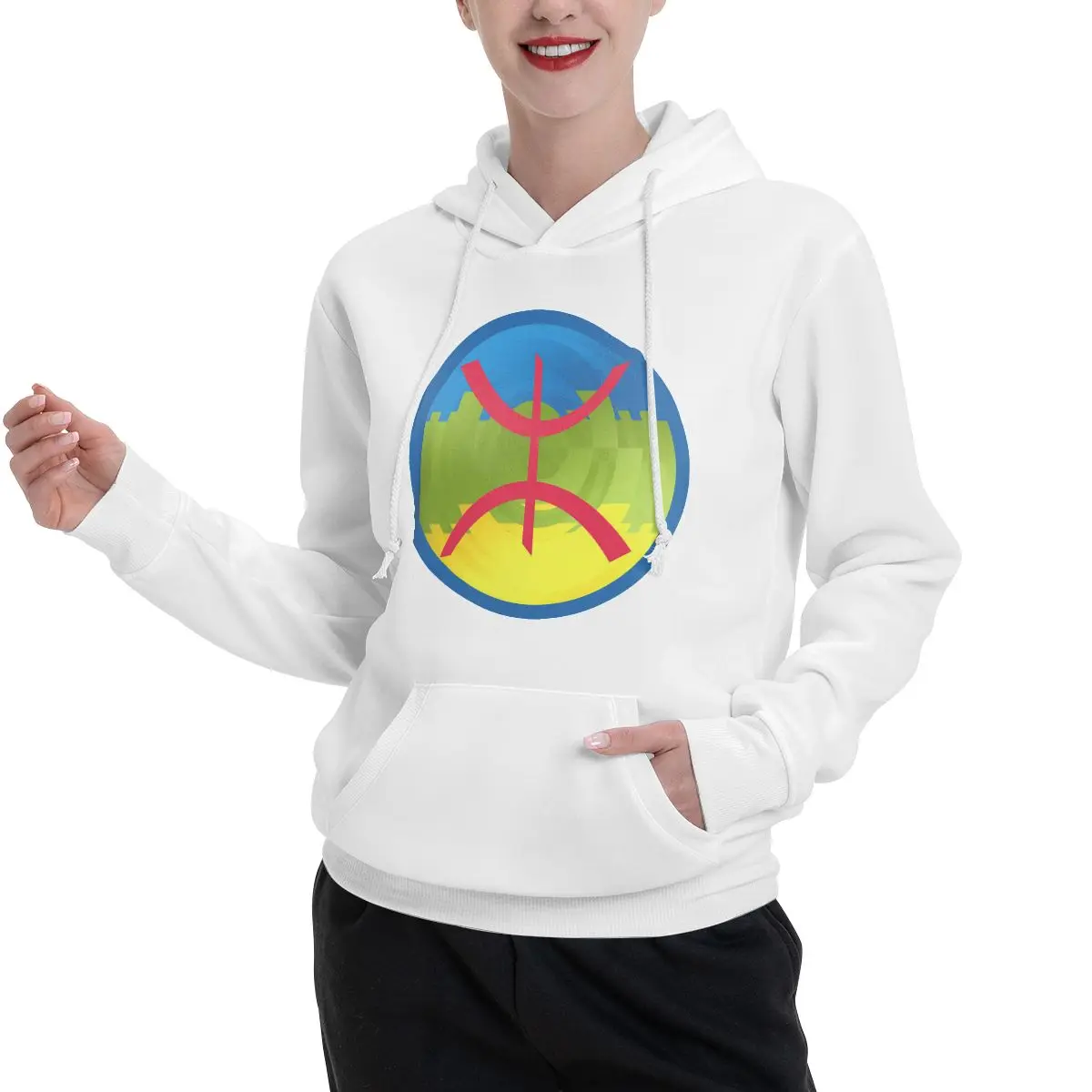 

Berber Kabyle Berbers Amazigh Flag Couple Hoodies Women Casual Pullover Sweatshirt Harajuku Long Sleeve Hooded Autumn Winter