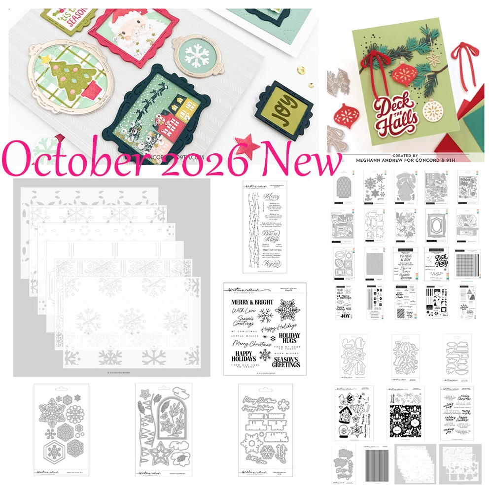 Oktober 2026 Neue Blumenmotive „Embrace Finch Friends“ Metall-Stanzformen Stempel Schablone für DIY Grußkarten Scrapbook Handgemachte Dekoration – Detail 7