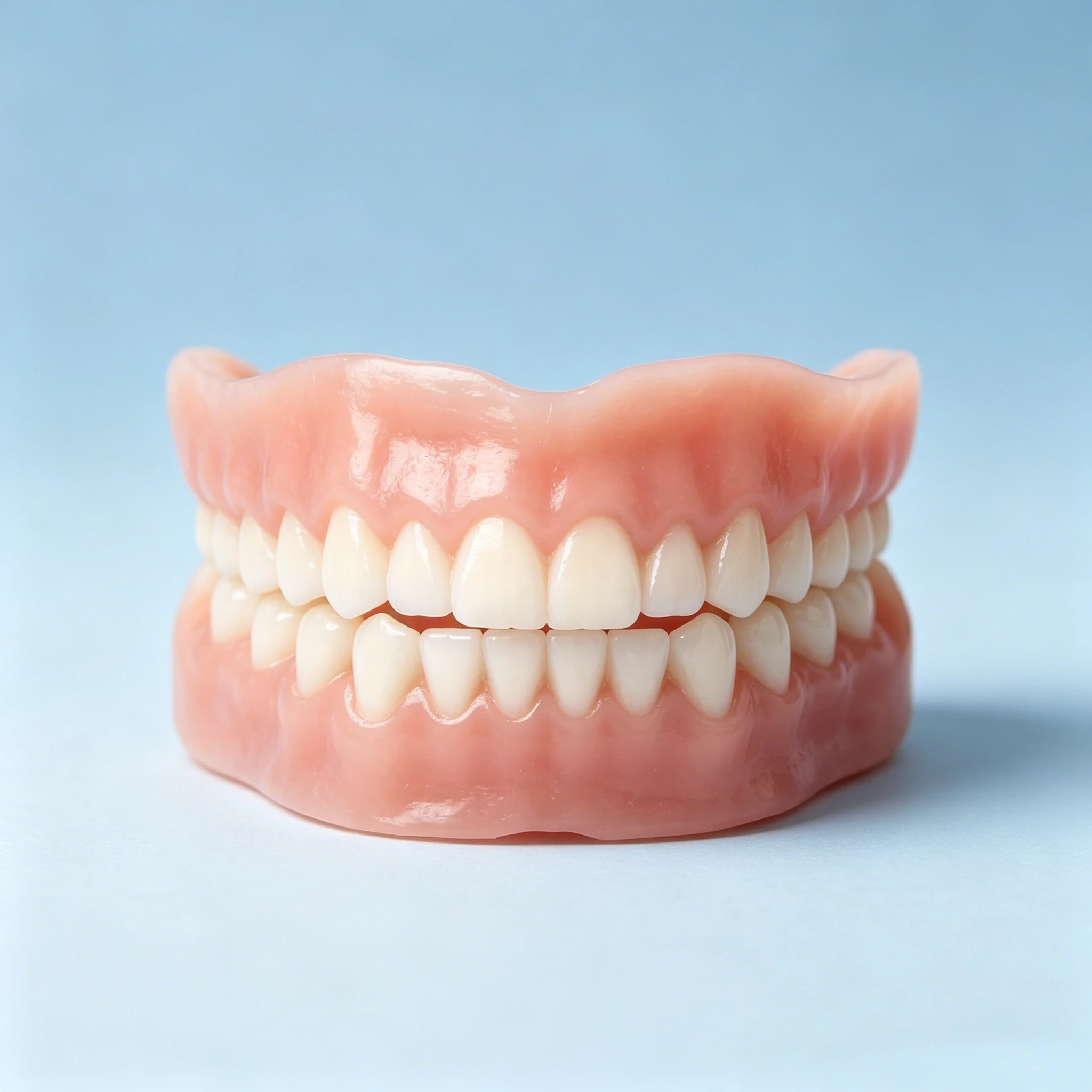 Meticulously Handcrafted Silicone Dentures Natural-Looking False Teeth Home Customizable Design Perfect for Medium-Large Mouths