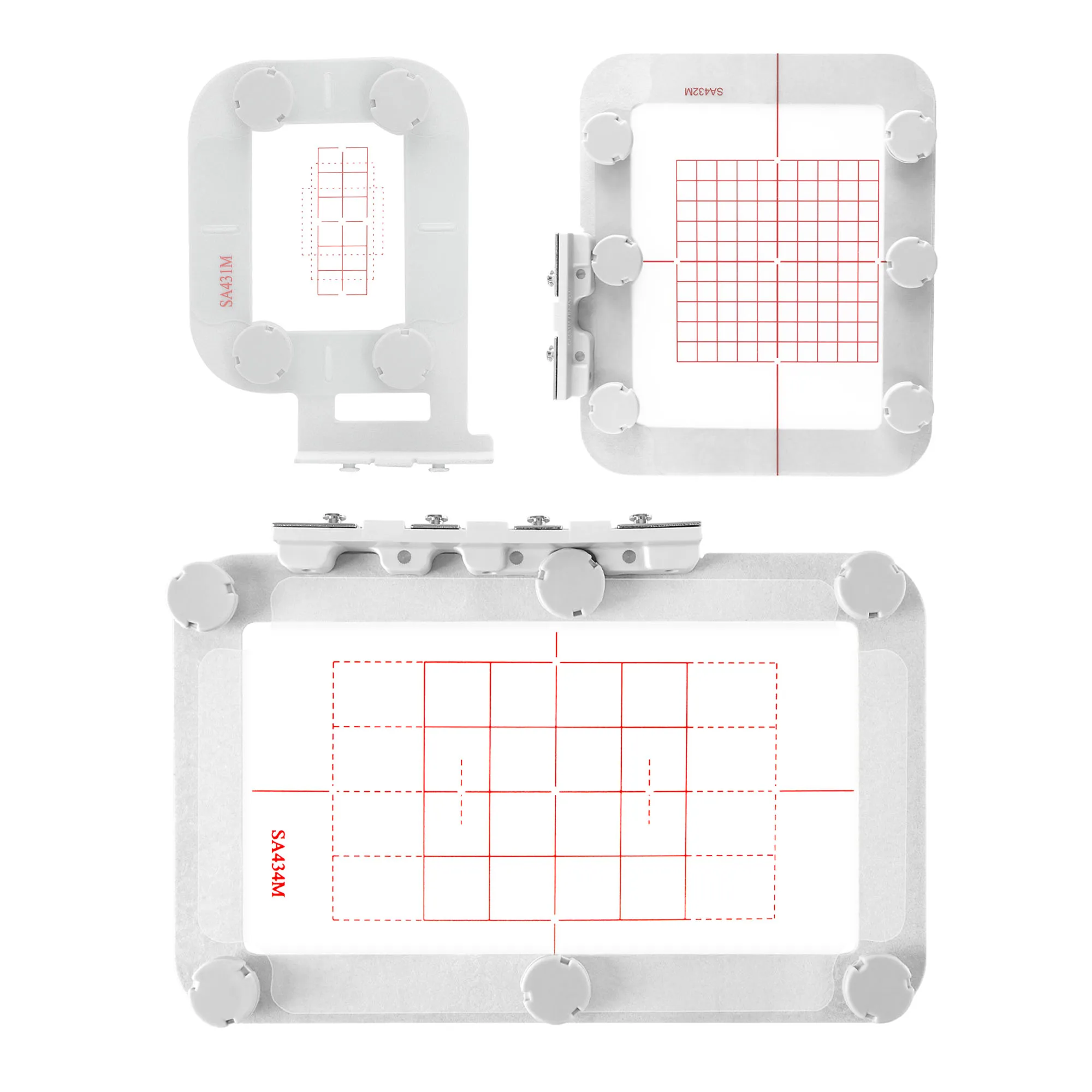 Magnetic Hoops for SE700 SE600 SE630 SE600 Brother Innov-is M370 Embroidery Machine, SA431/SA432/SA434 Metal Hoops