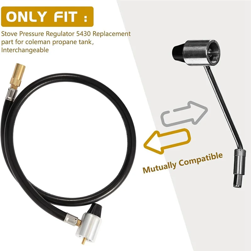 New For Propane Tank& Stove Compatible 3FT Propane Regulator 5430 Extension Hose