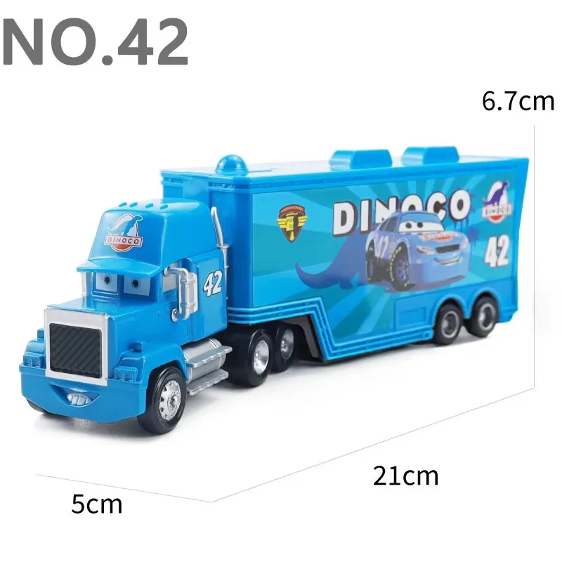 Autospielzeug-Hauler Jackson Storm Lightning McQueen Murray Clutchburn's Hauler Legierungs-Druckguss-Modell Container-Hauler Spielzeug-LKW – Detail 13