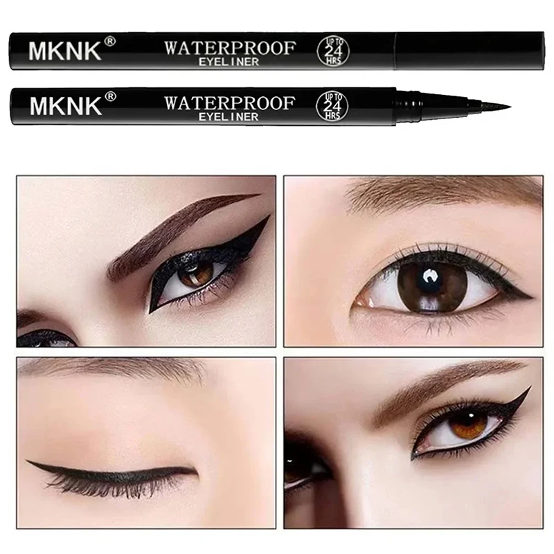 Matita per eyeliner ad asciugatura rapida Trucco Eyeliner opaco liscio a lunga durata Penna per eyeliner liquido anti sbavature impermeabile Cosmetici per occhi