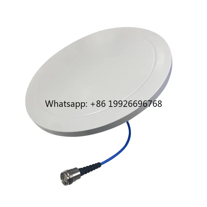 Maniron 350-6000MHz Omni Ceiling Antenna Low PIM Thin Slim Ultra-Wideband SISO Ceiling Mount Antenna for IBS Cellular DAS