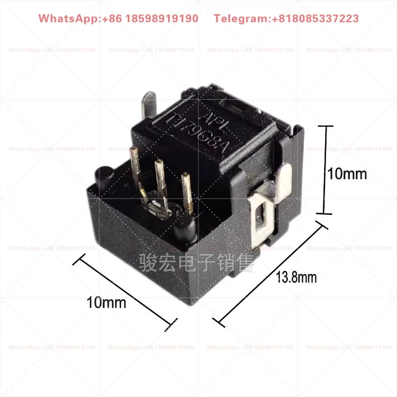 100PCS 3-pin sinking plate 192KHz fiber optic socket audio terminal connector fiber optic transmitter automatic door rebound
