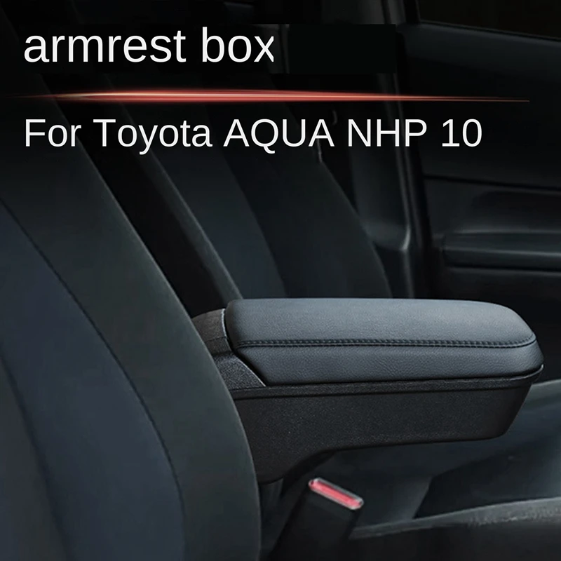 

Central Armrest Box CAR Armrest Box For Toyota AQUA NHP10 2022 2023 Car Storage Box Gear Shift Tray Interior Accessories