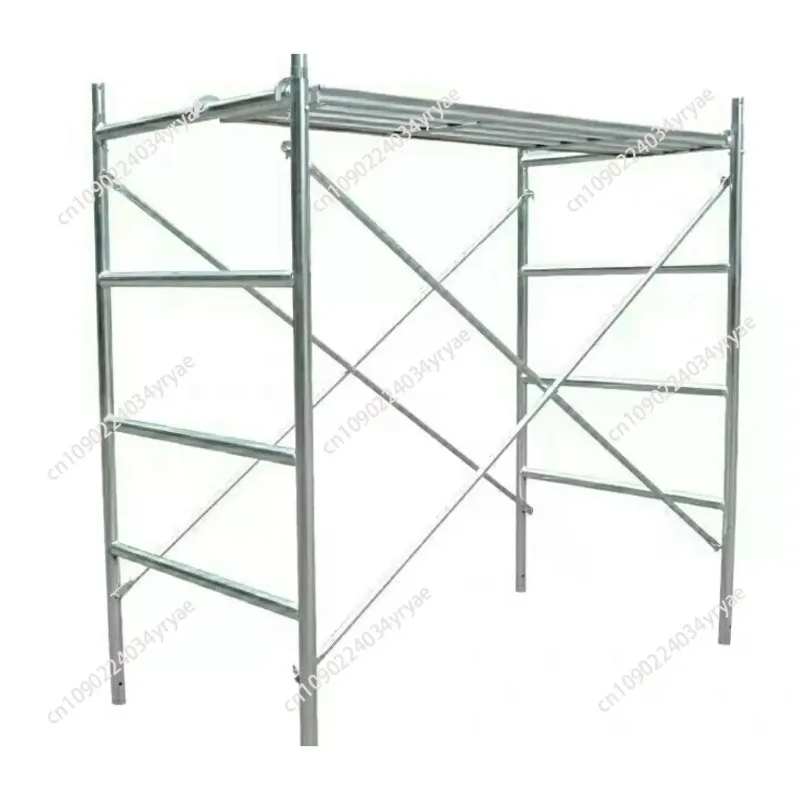 Modern Industry Galvanized H Frame Steel Scaffolding /cross Brace Construction with Load Bearing Ladder Scaffold