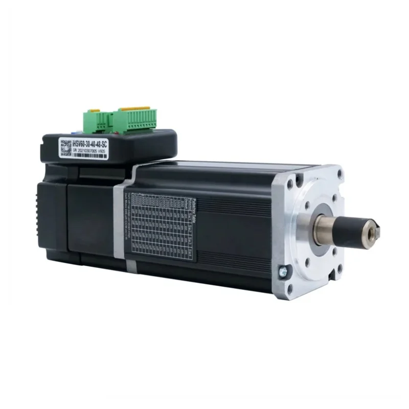 IHSV60-30-40-48-SC CNC3-Phase 1.27NM 400W 48V 3000RPM Integrated Servo Motor With Brake Latest V605 Easy Servo For CNC Machine