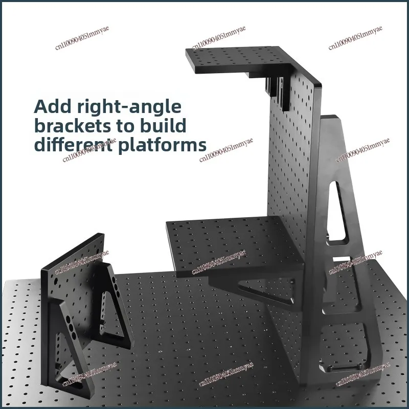 Optical Plate Bracket Right Angle M6 Screw Fixing Bracket Triangular Vertical Construction Laboratory Platform Breadboard