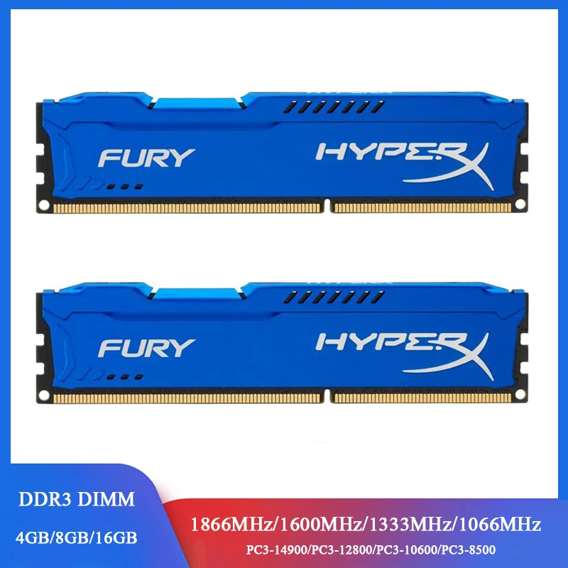 Kingston Fury Memoria RAM DDR3 DIMM Escritorio