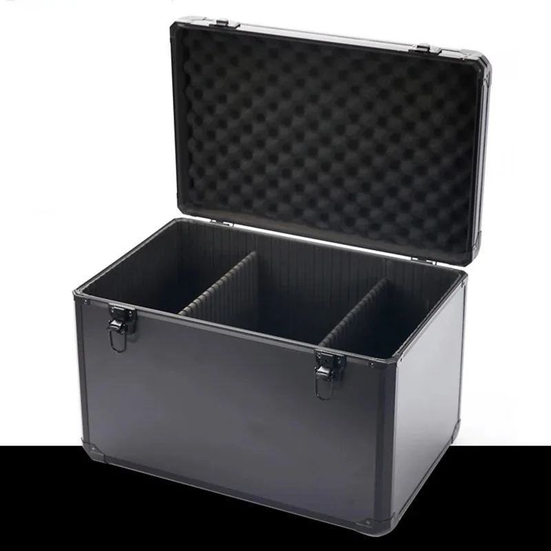 Multifunctional Tools Suitcase Aluminum Toolbox Parts Tool Case with Lock Electrician Accessories Tool Organizer Box for Workers