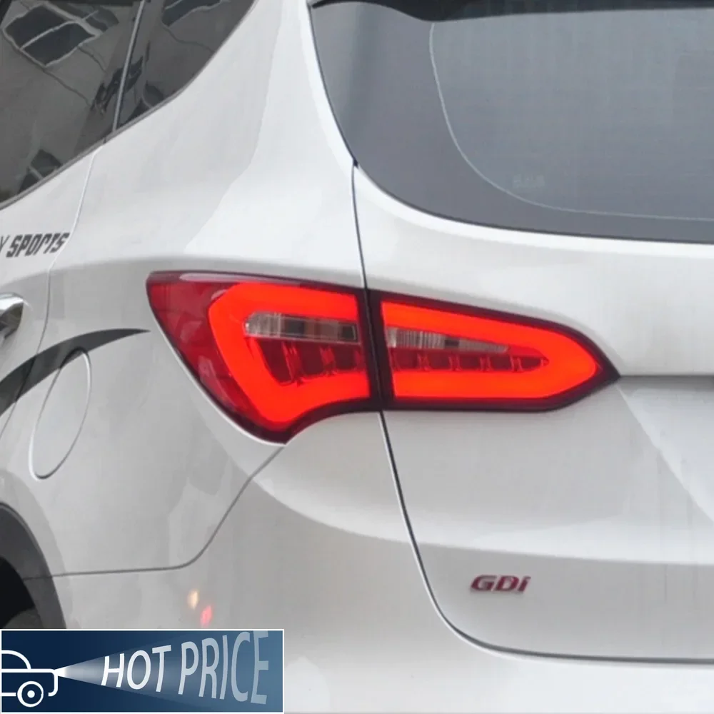 For Hyundai Santafe ix45 2014-2018 LED Car Taillights Assembly Upgrade Highlight Flashing Taillight Plug and Play Accessories