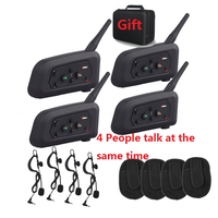 4 User Football Referee Intercom HeadsetV4 plus V4C 1200M Full Duplex Bluetooth MP3 Headphone Wireless Soccer Interphone