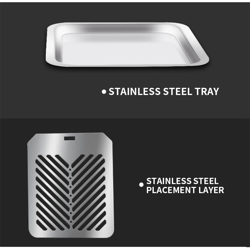 Parrilla eléctrica de acero inoxidable para carne de CY-18, pequeña máquina de barbacoa doméstica de 2KW, 220V, para escritorio