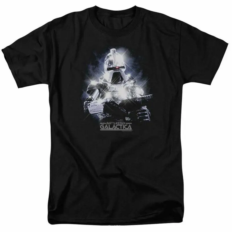 Battlestar Galactica 35th Anniversary Cylon T Shirt Licensed Sci-Fi TV Tee Black