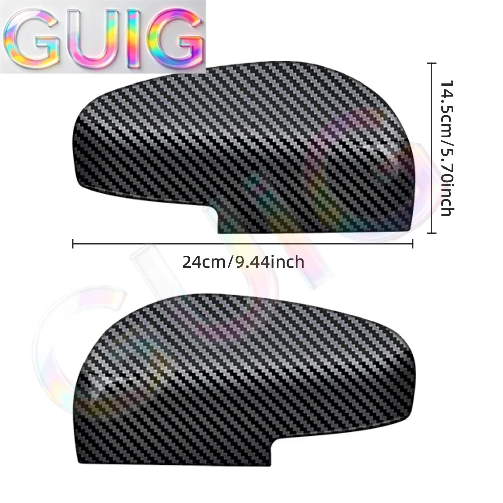 Carbon Fiber Style Car Rearview Mirror Cap ABS Cover For Suzuki SWIFT 2017 2018 2019 2020 2021 2022 2023 2024 2025 Accessories