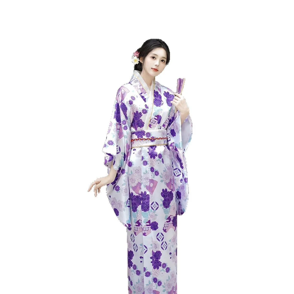 Kimono formel traditionnel japonais pour femmes, Batobe artistique et euro Sve Dr, Production chinoise d'été, nouvelle collection 2025