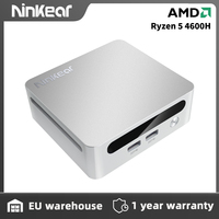 Ninkear N4 MINI PC AMD Ryzen 5 4600H Up to 4.2 GHz 16GB DDR4 512GB SSD WiFi 6 BT 5.2 Support 8K 3 Screen Windows 11 Computer