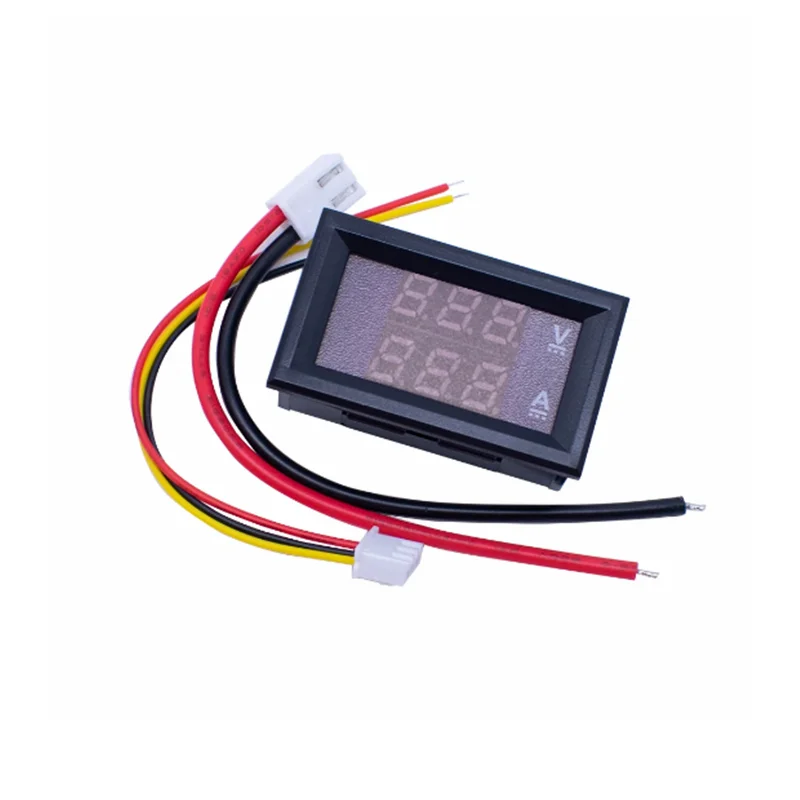 DC 0-100V 10A voltmetro digitale amperometro doppio Display rilevatore di tensione misuratore di corrente pannello Amp Volt Gauge 0.28 \