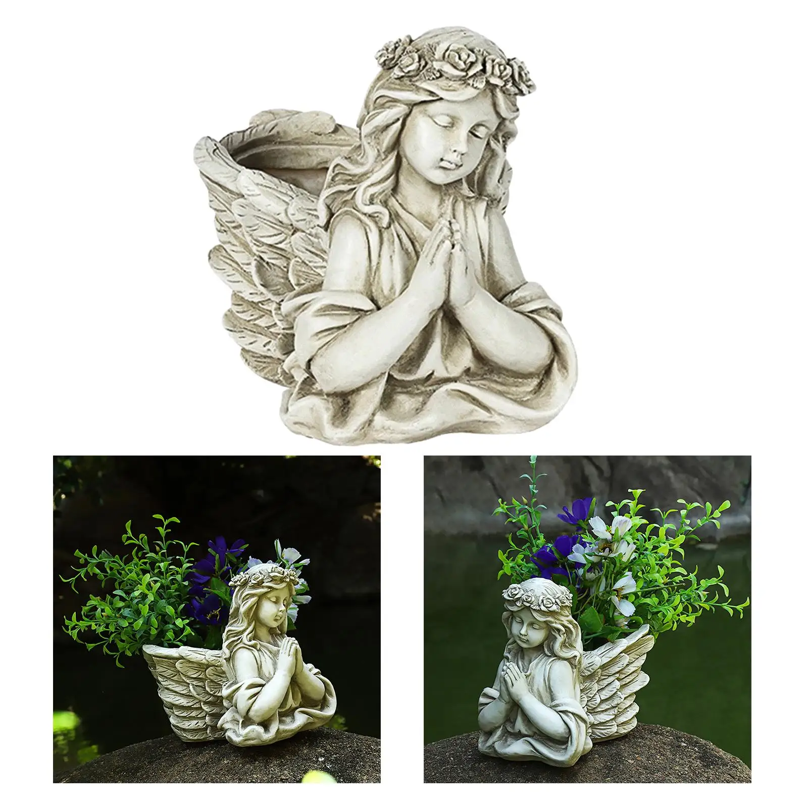 

Plant Pot Yard Planter decor for art Cactus Faux Plants Containers