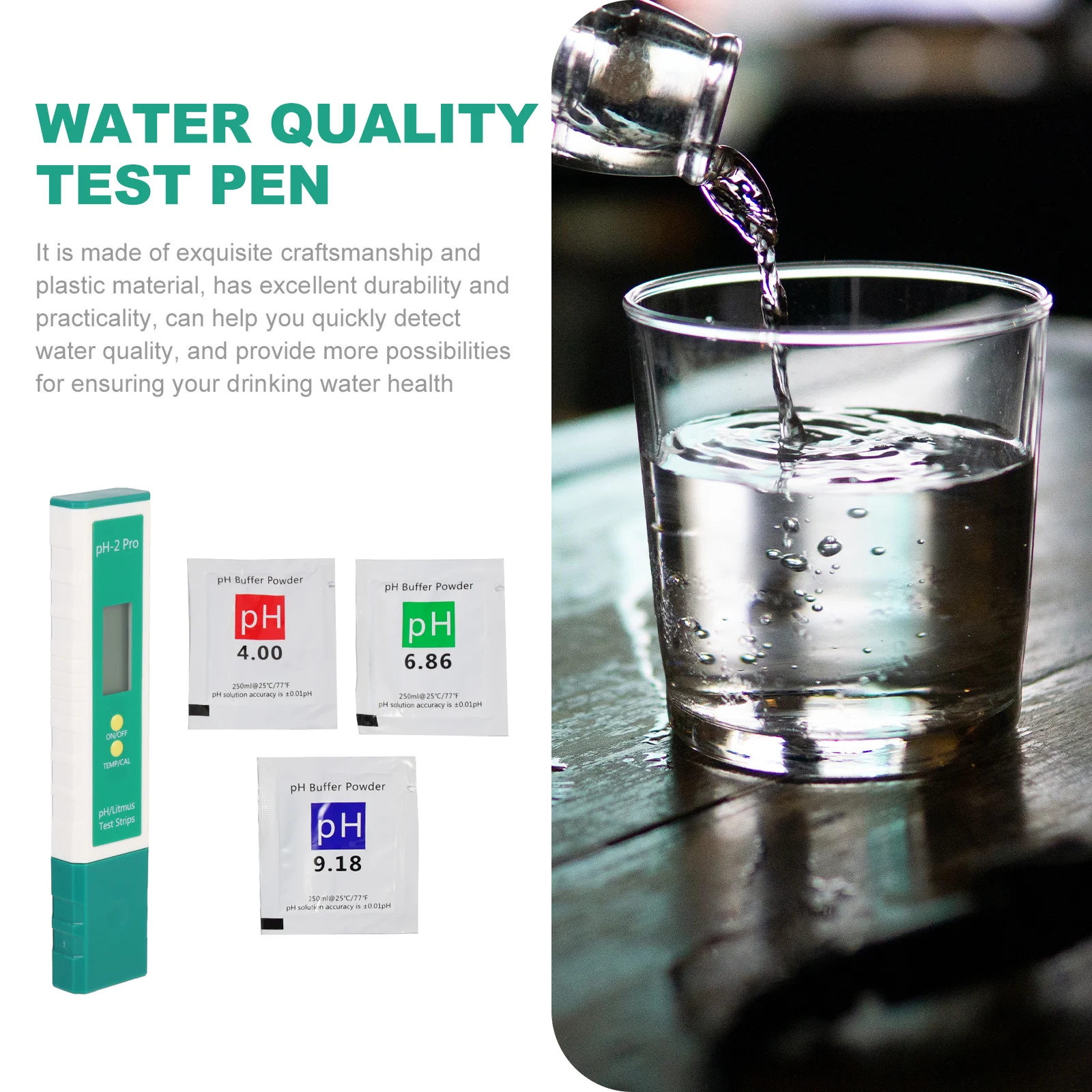 

PH Acid and Alkali Tester Drinking Water Aquarium Testing Kit Digital Electronic